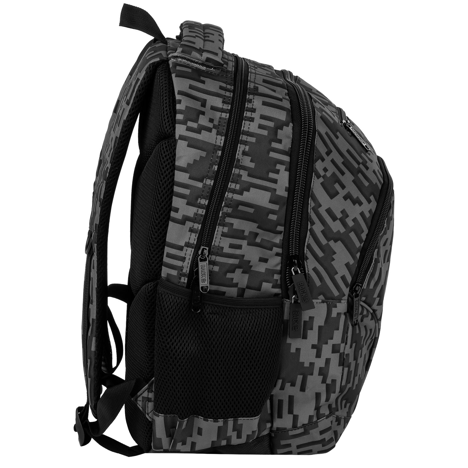 Studentský batoh BackUP Steel šedý 30 l