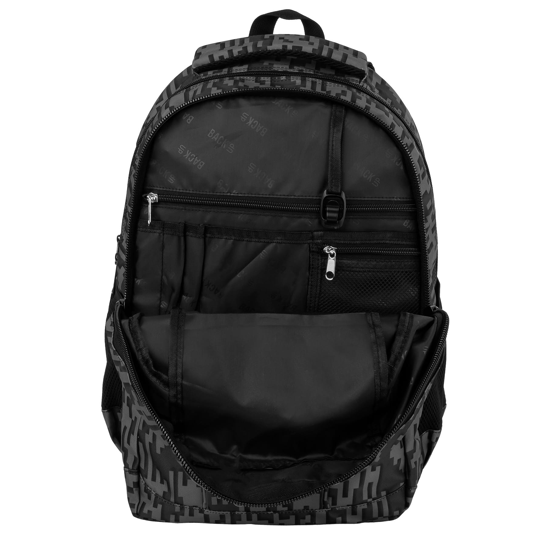 Studentský batoh BackUP Steel šedý 30 l
