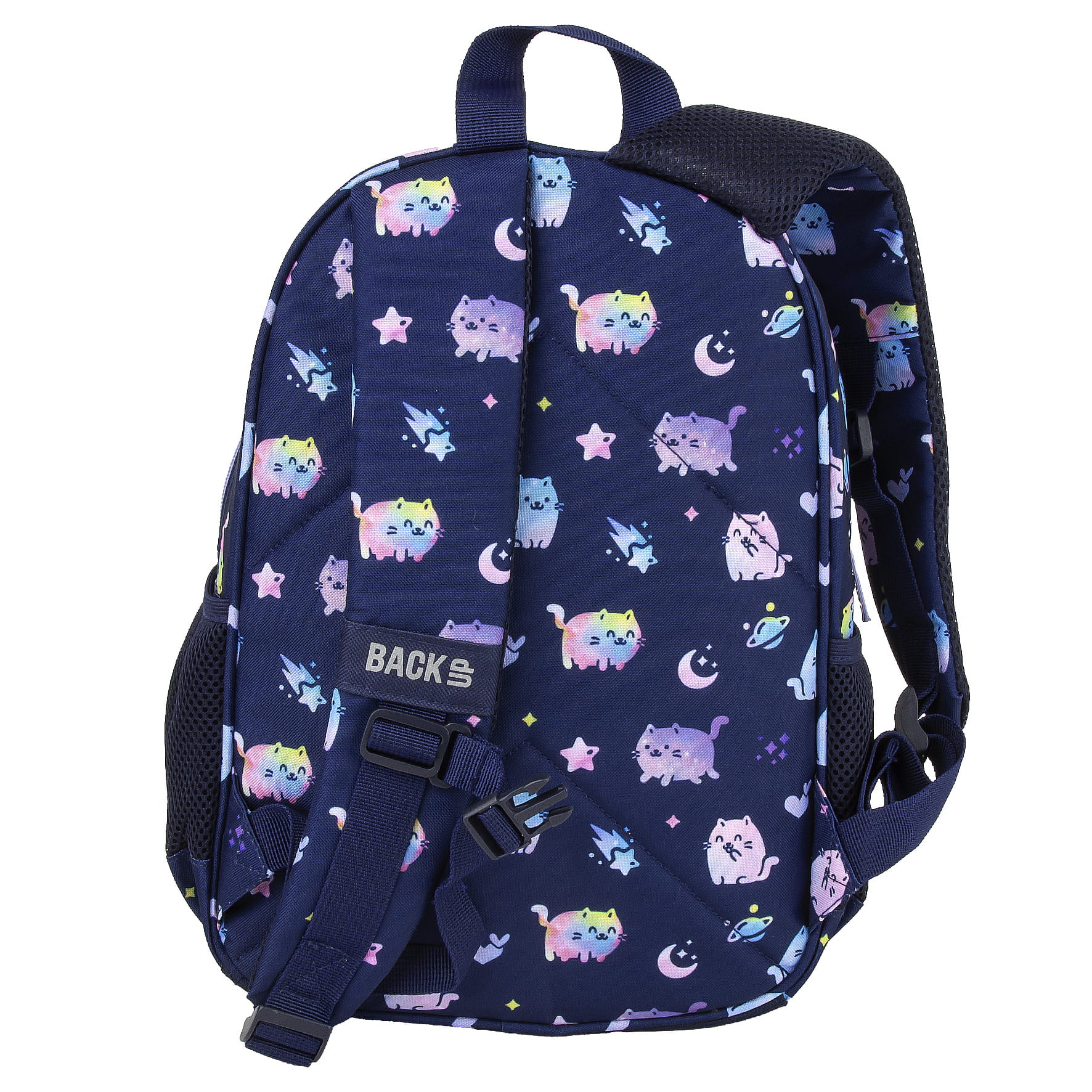 Batoh BackUP Violet Kittens fialový 12 l