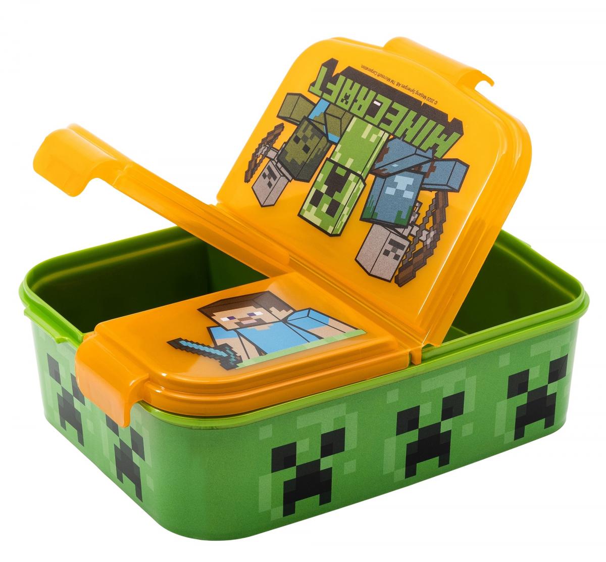 Multi box na svačinu Minecraft oranžovo-zelený A