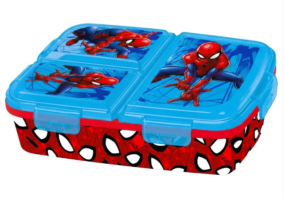 Vícekomorový box na svačinu Spider-Man