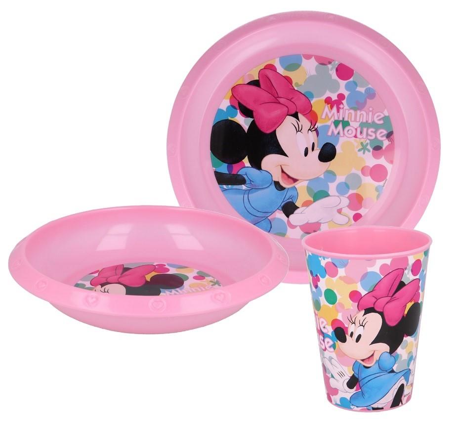Jídelní souprava Minnie Mouse 3 ks