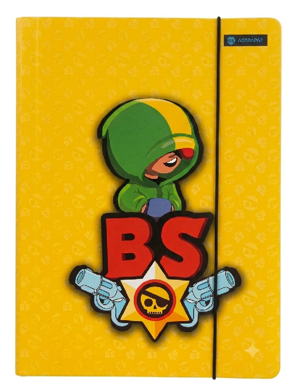 Desky na sešity Brawl Stars A4 žluté