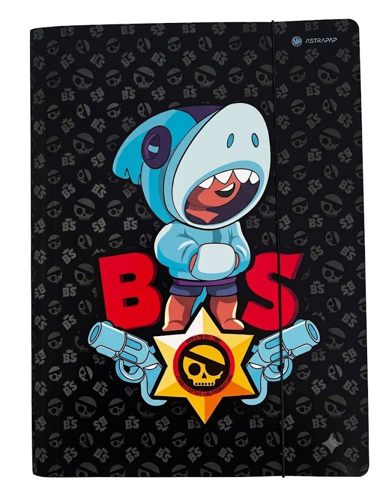 Desky na sešity Brawl Stars A4 černé