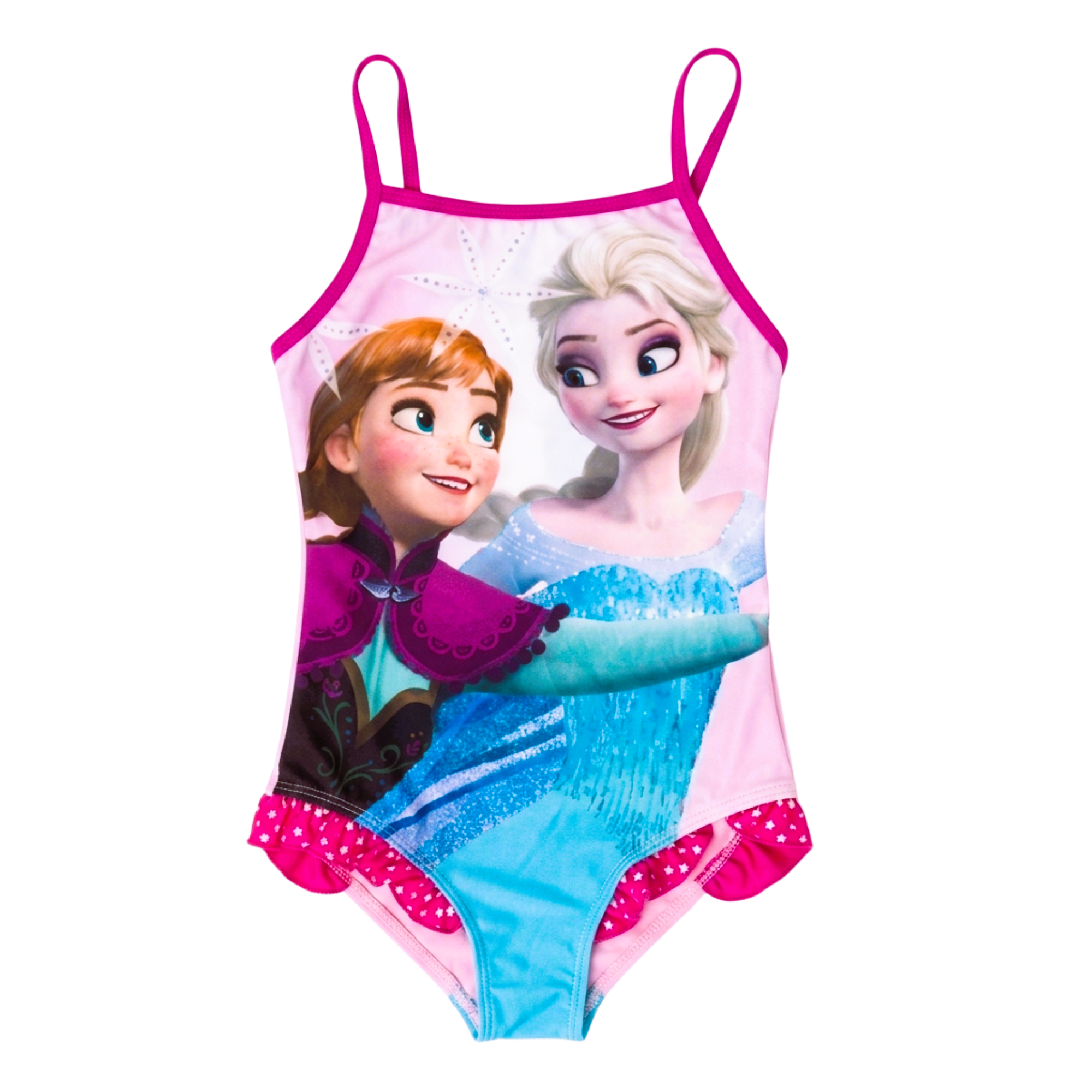 Jednodílné plavky Frozen s Annou a Elsou