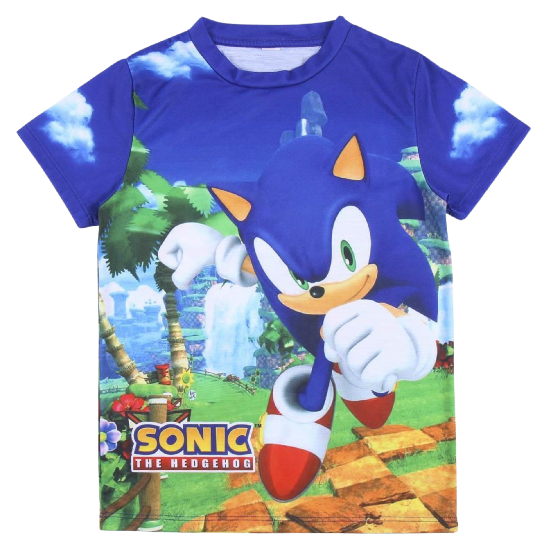 Tričko Sonic modré