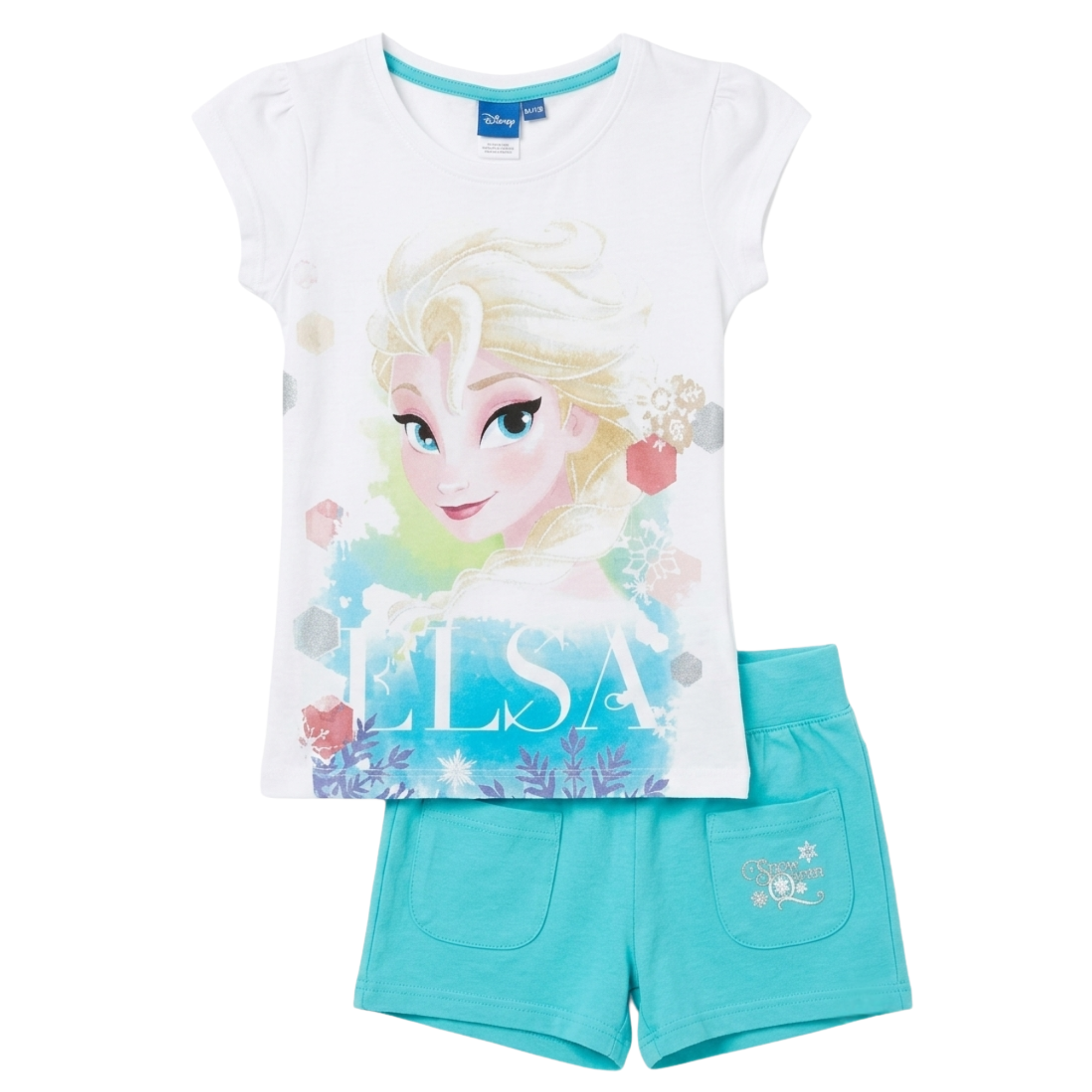 Komplet tričko a kraťasy Frozen Elsa
