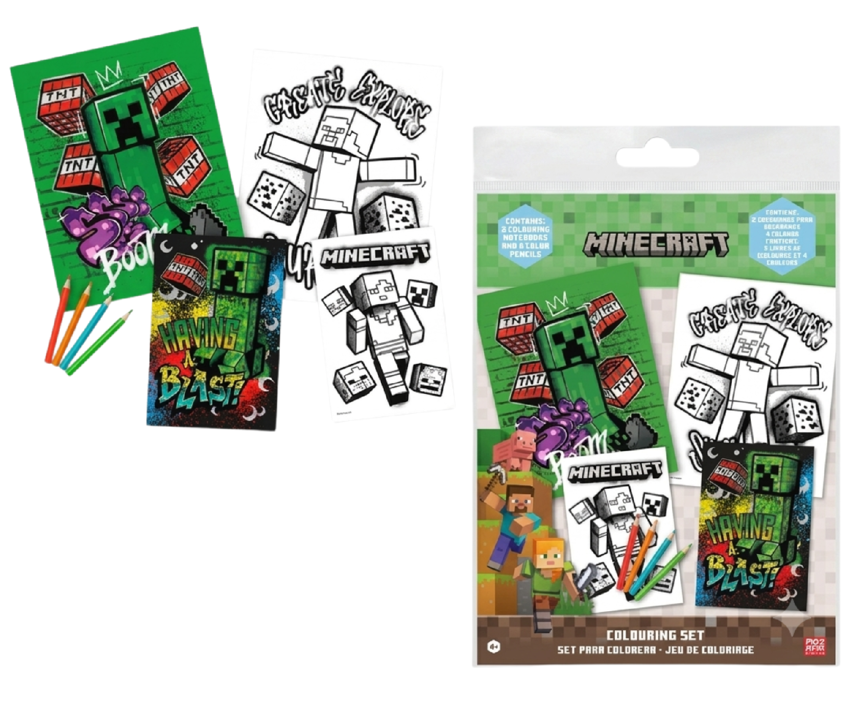 Kreativní omalovánková sada Minecraft