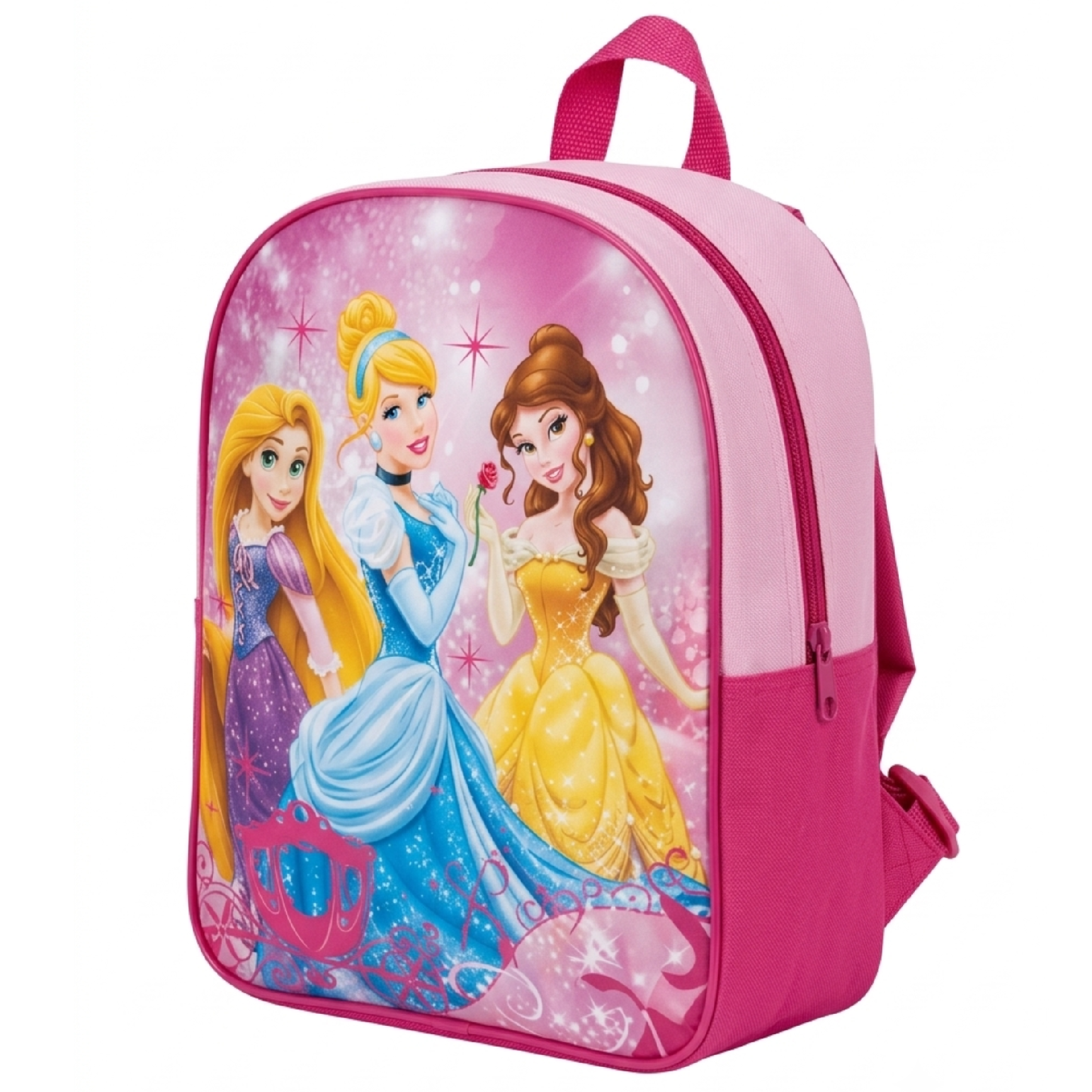 Předškolní batoh Disney Princezny růžový