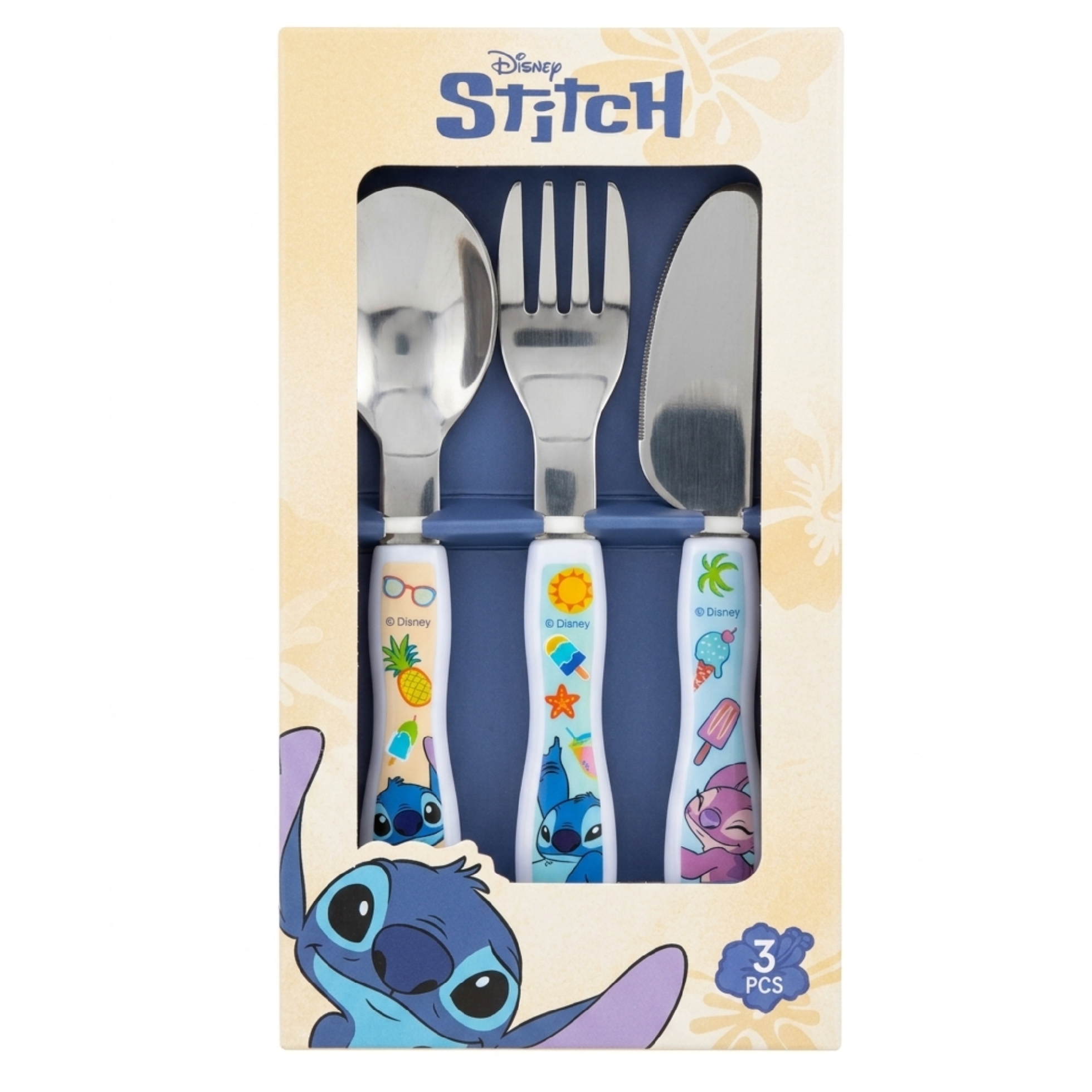 3dílná sada příborů Lilo & Stitch
