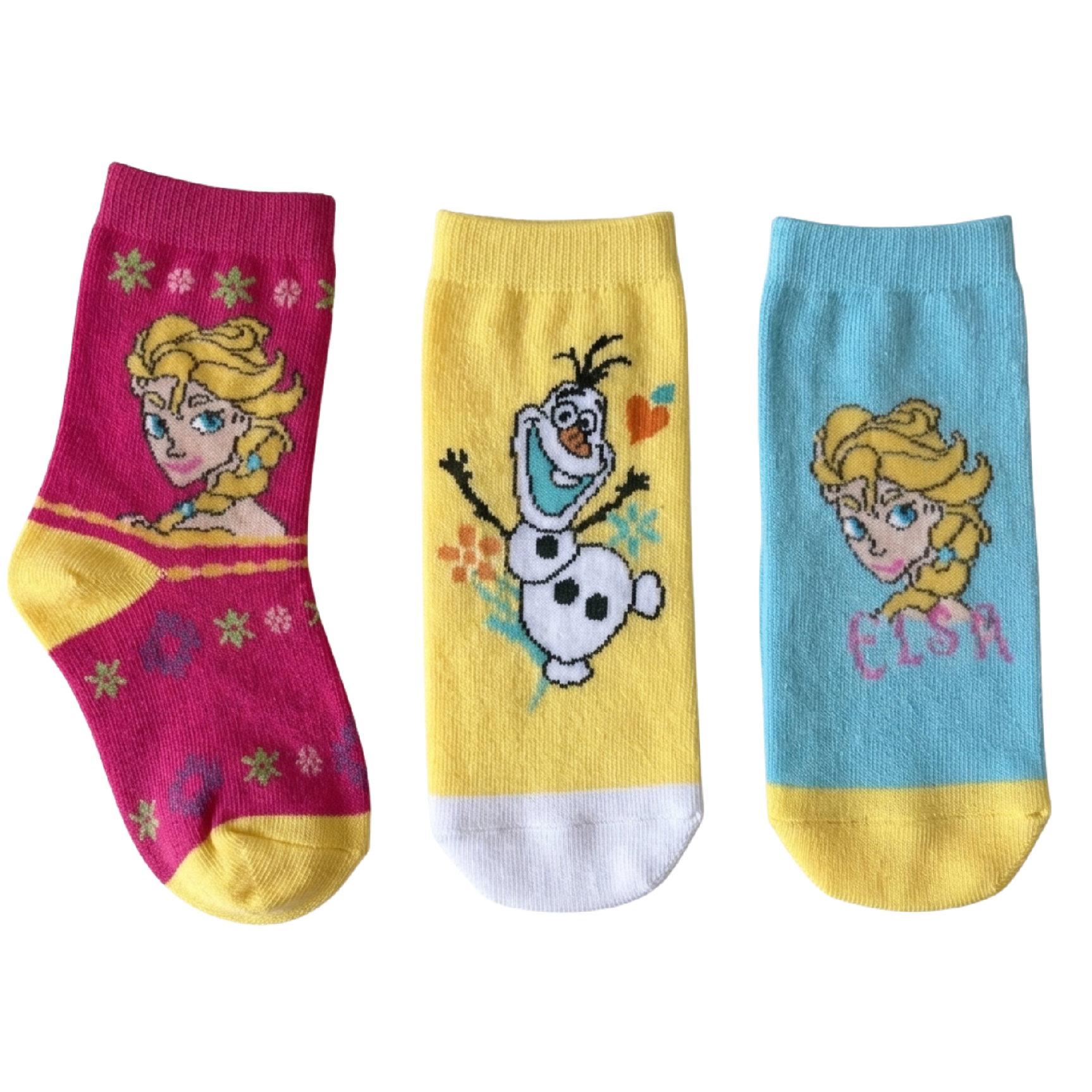 Sada 3 párů ponožky Frozen – Ledové království