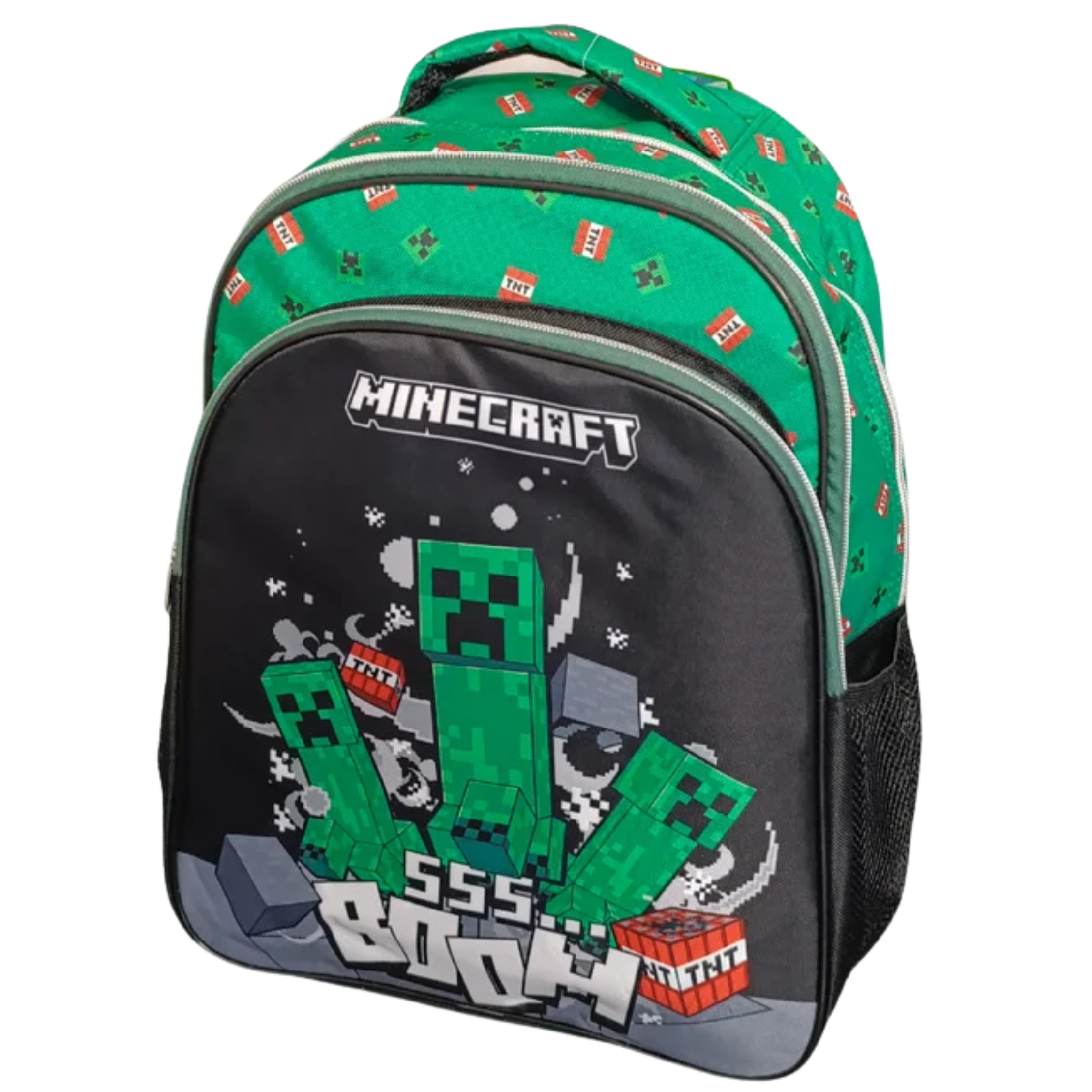 Školní batoh Minecraft Creeper zelený 42 cm