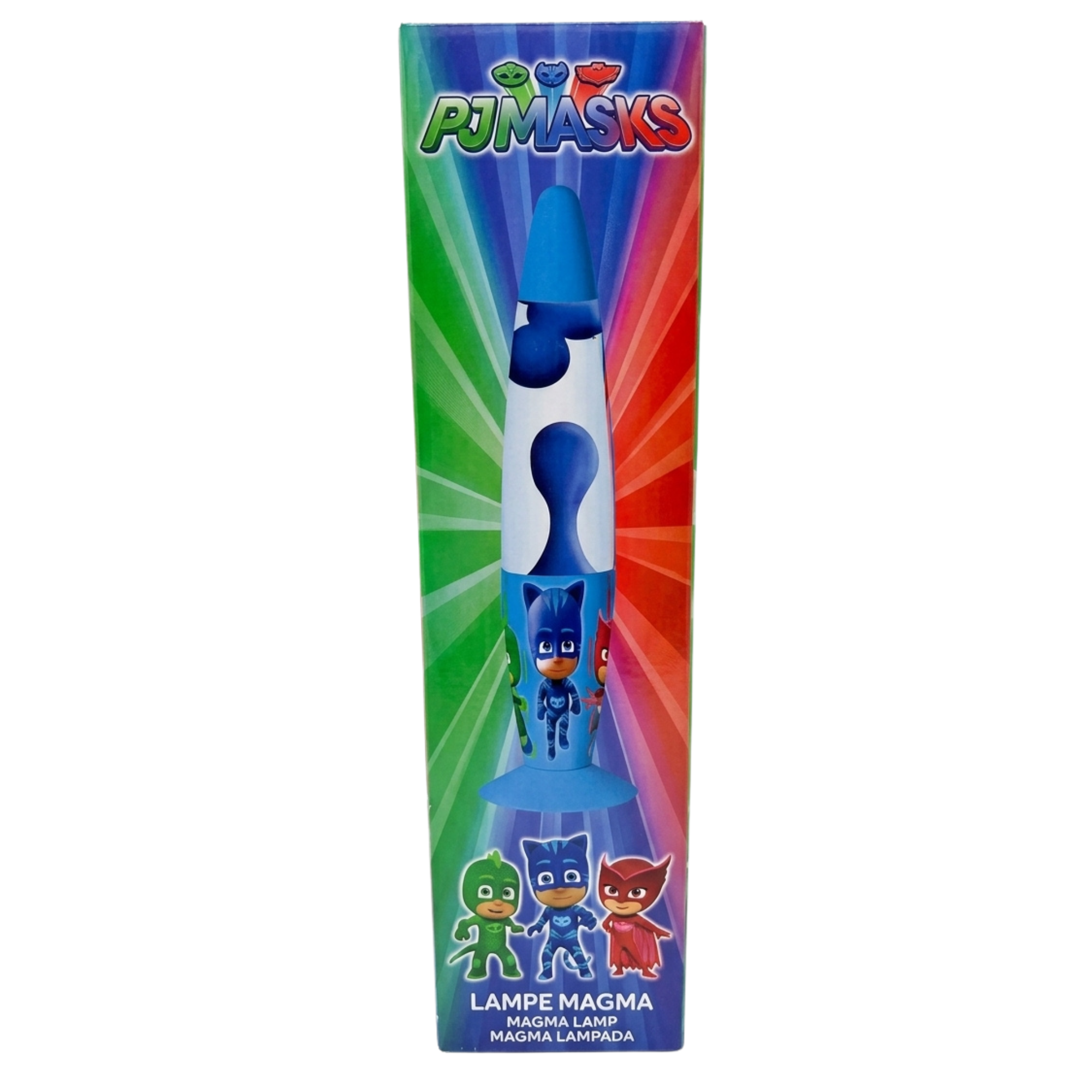 Lávová lampa PJ Masks – Pyžamasky modrá 34 cm