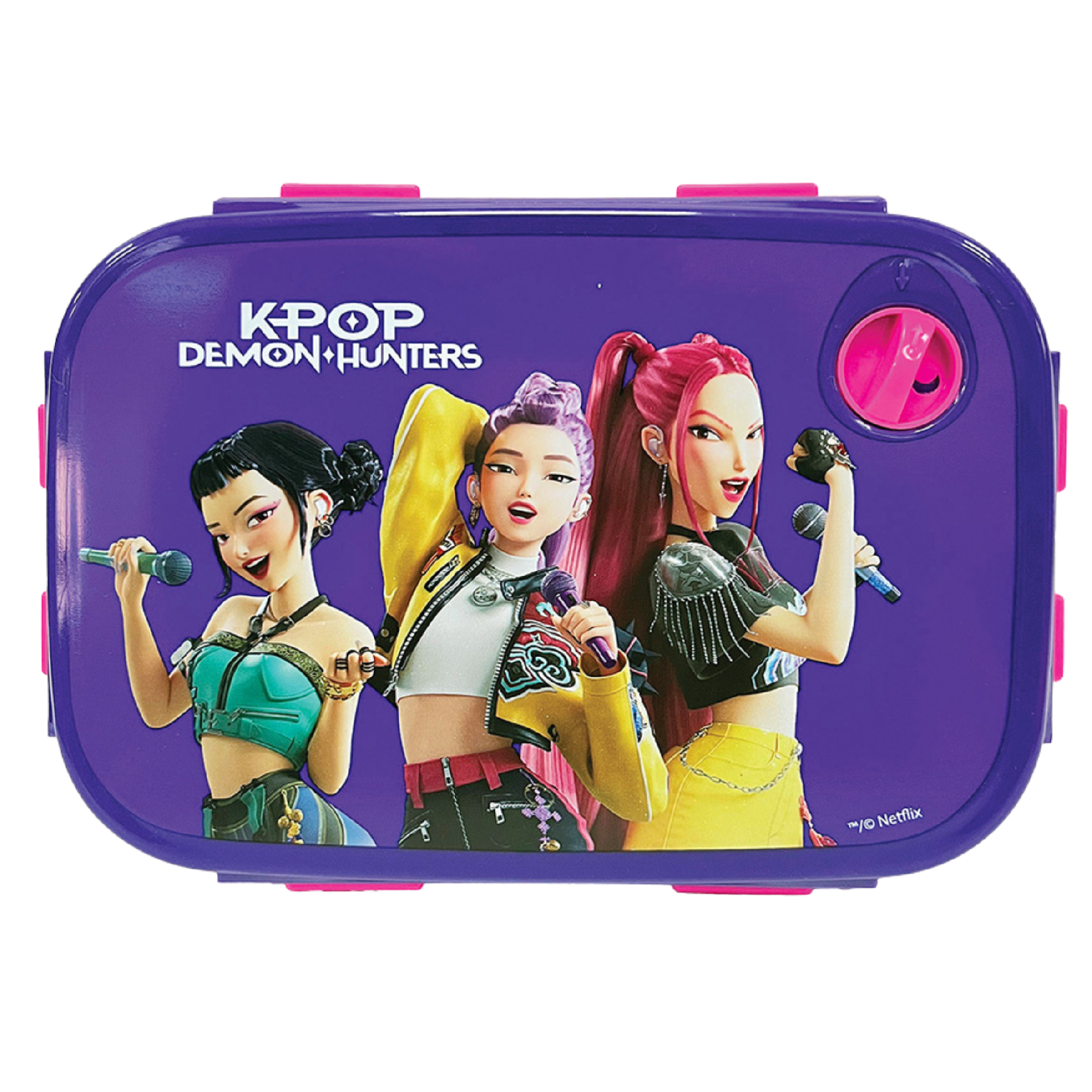 Box na svačinu KPop Demon Hunters Huntrix – růžový