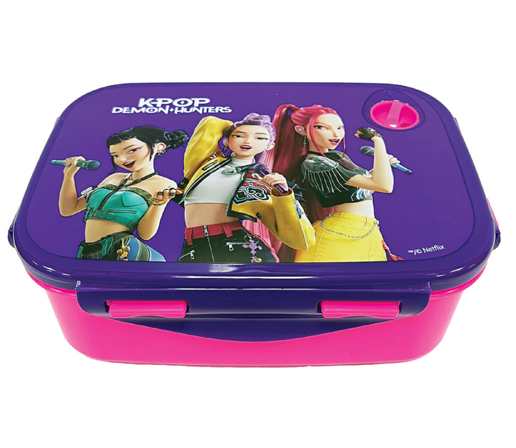 Box na svačinu KPop Demon Hunters Huntrix – růžový