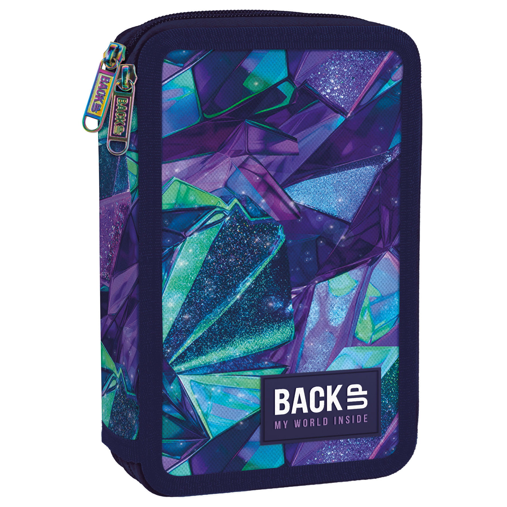 Dvoukomorový penál s vybavením BackUP Crystal