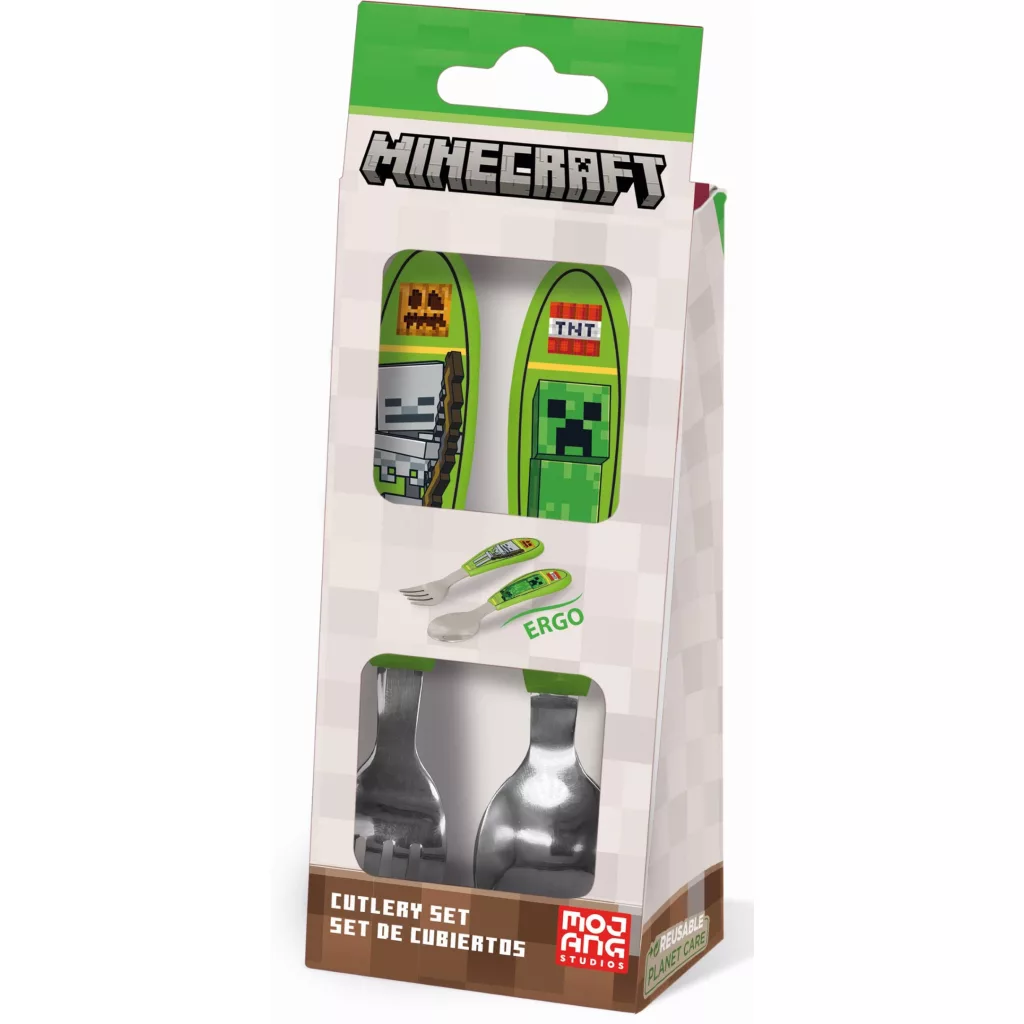 Příbor Minecraft - vidlička a lžíce