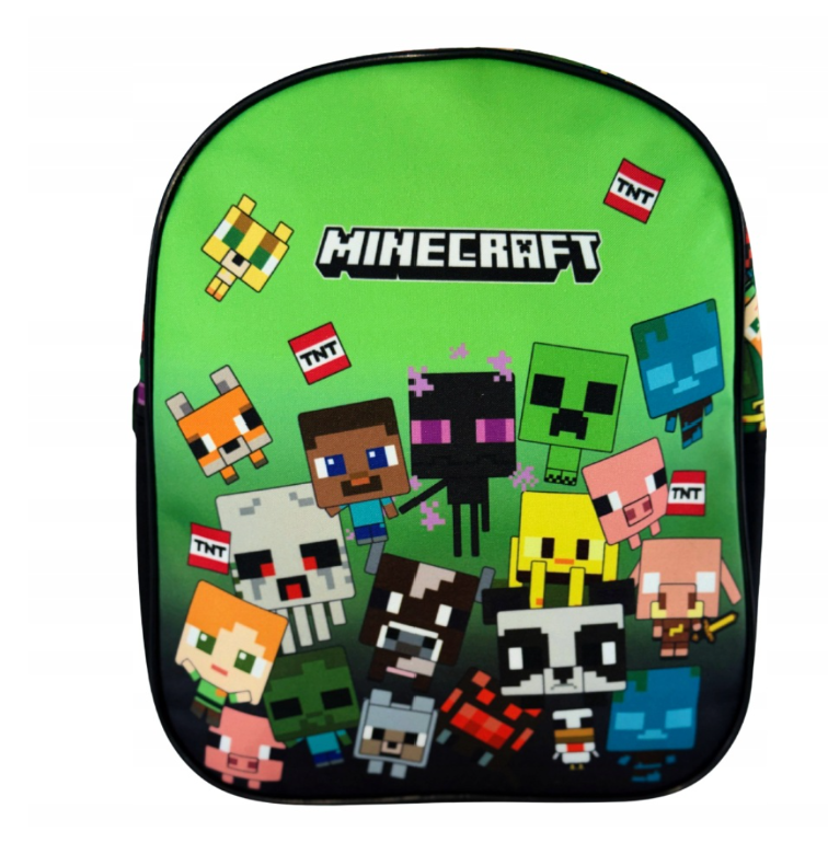 Batoh Minecraft - zelený 26 cm
