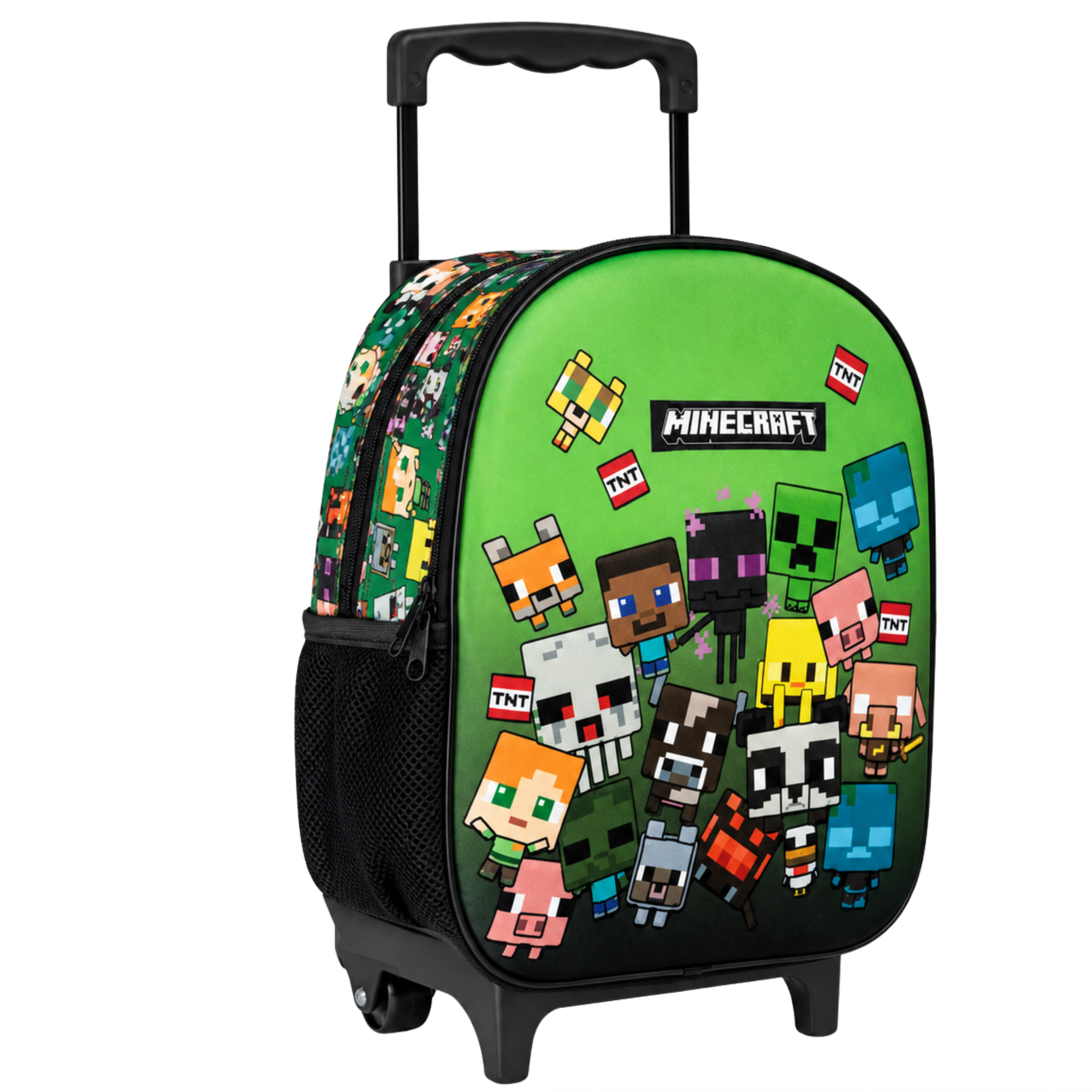 Batoh na kolečkách Minecraft 32 cm – zelený