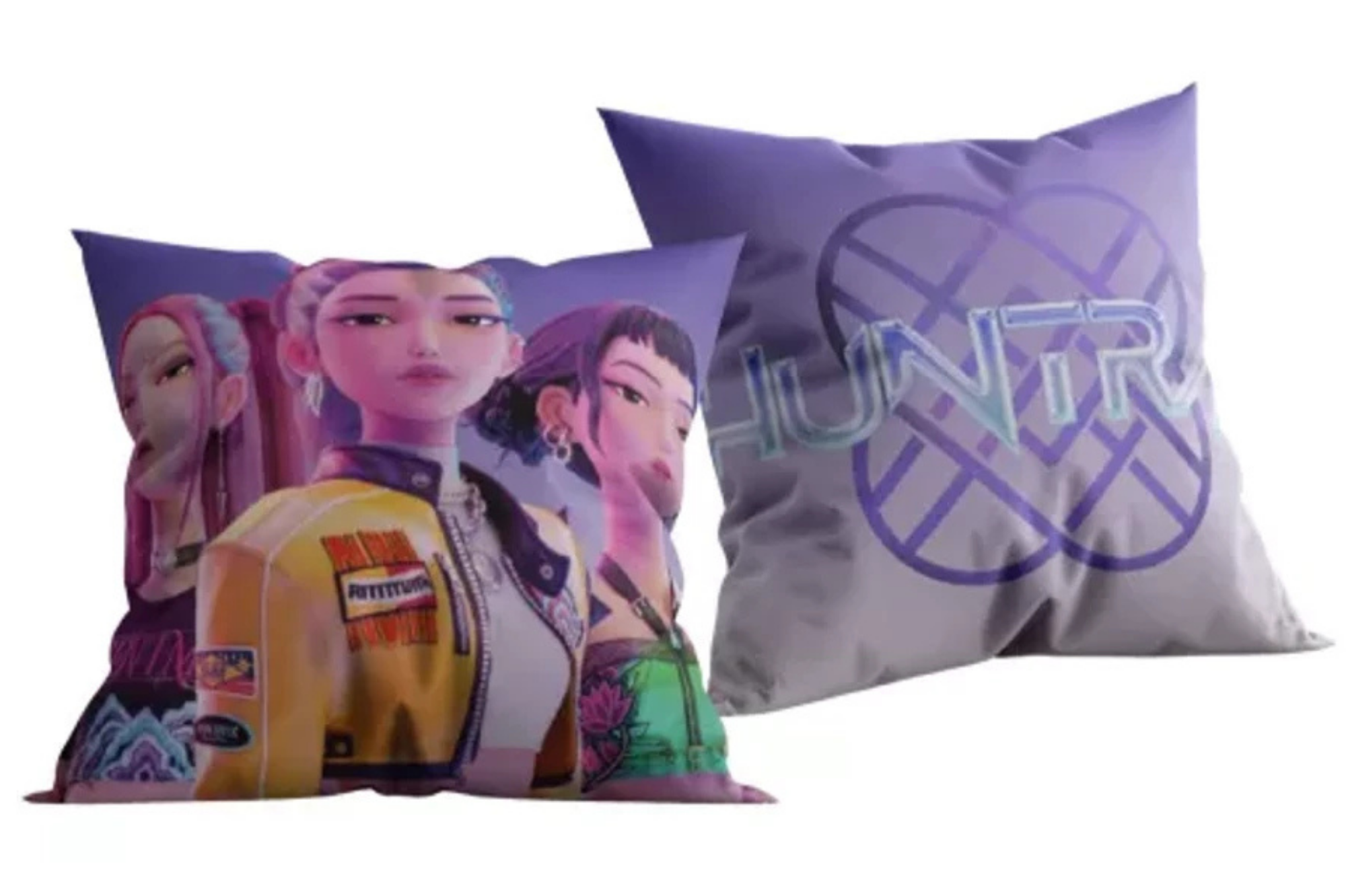 Dekorační polštář K-Pop Demon Hunters Huntrix – 40 × 40 cm