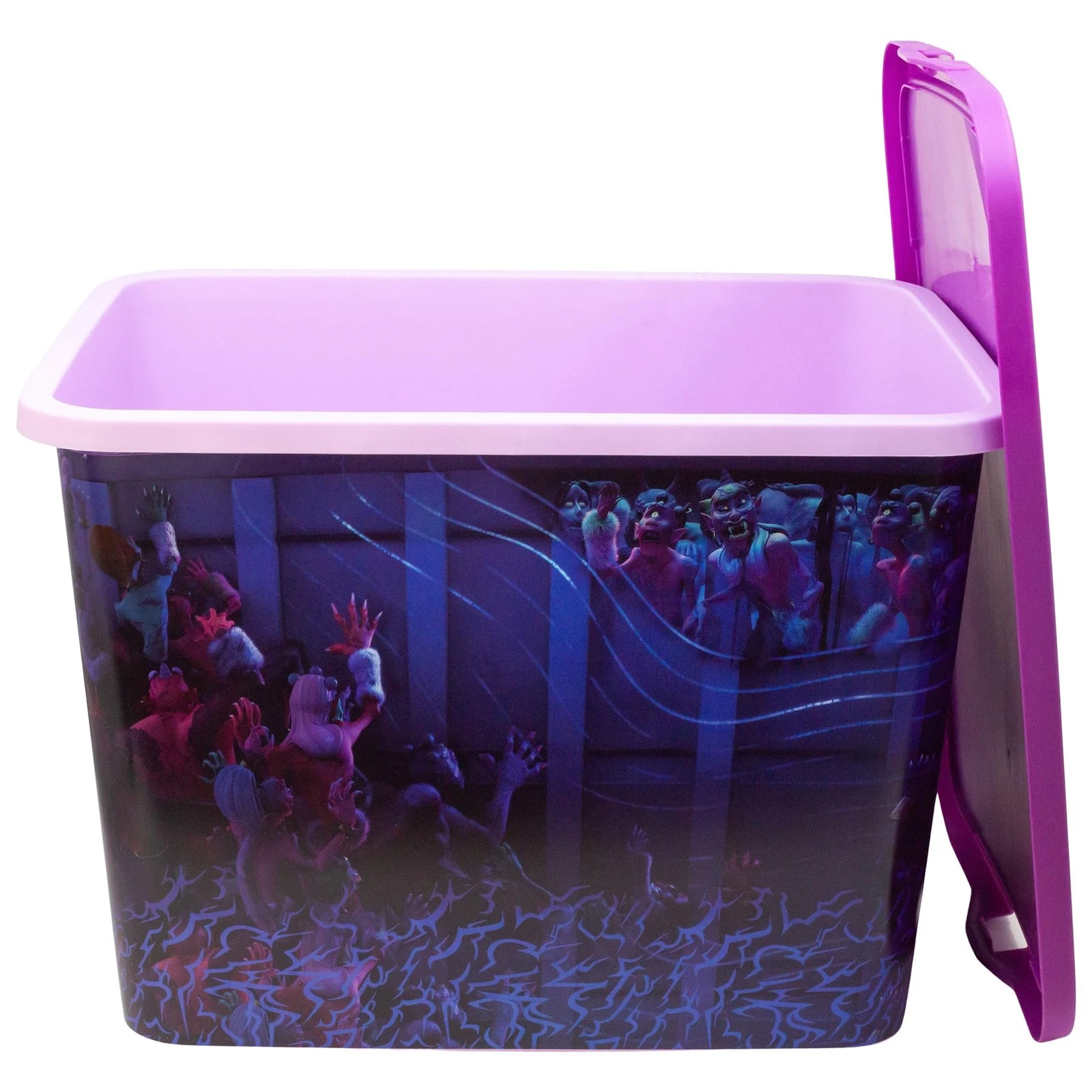Úložný box K-Pop Demon Hunters s víkem na klip – 23 l