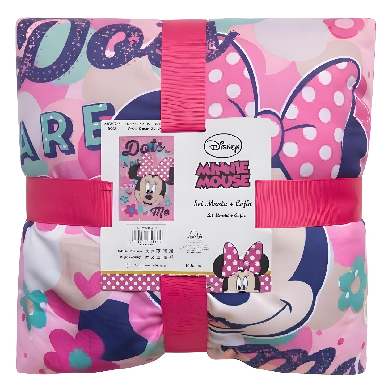 Sada Minnie Mouse – polštář a flísová deka