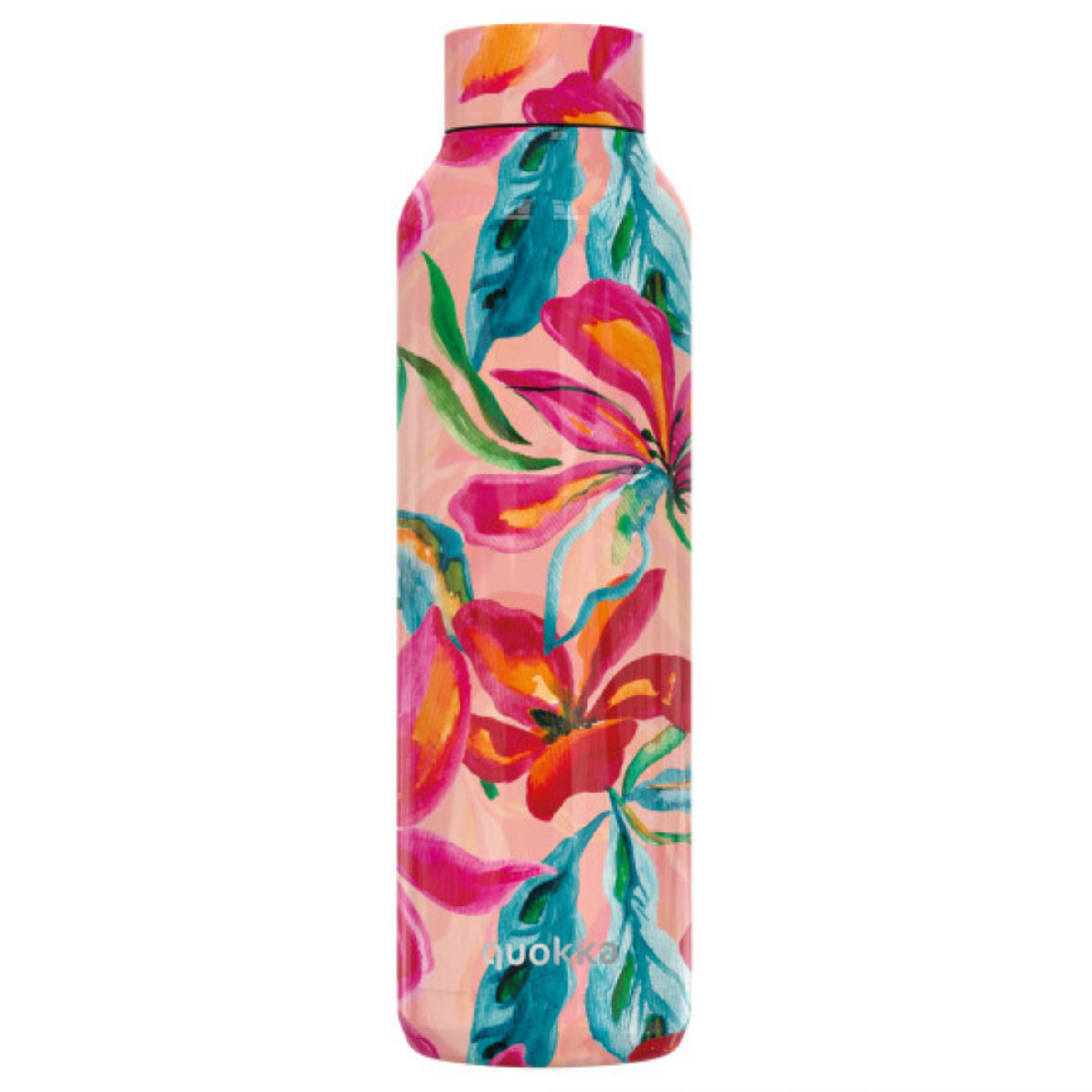 Nerezová termoláhev Quokka Solid Tropical Bloom – 630 ml