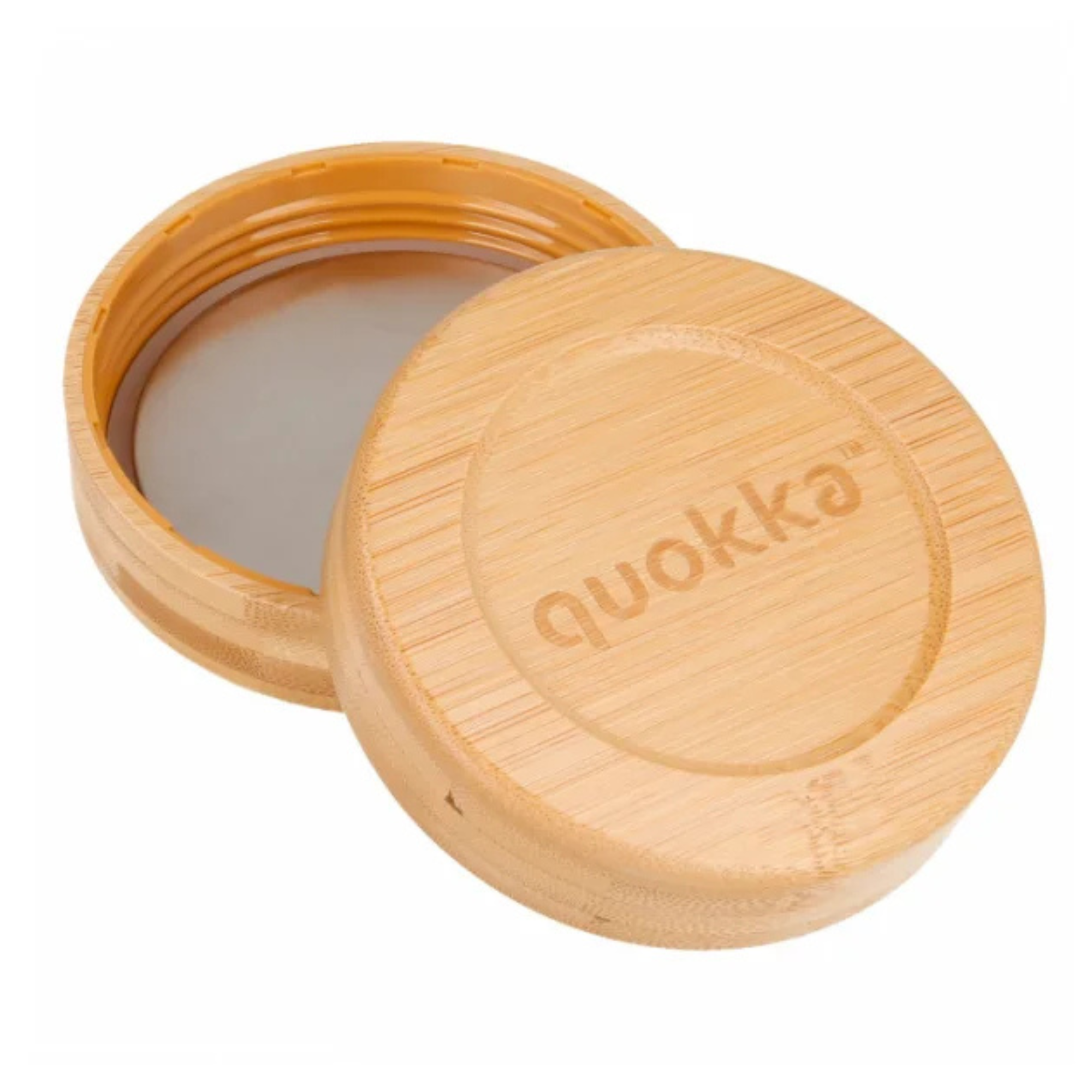 Skleněná nádoba na potraviny Quokka Deli Wood Grain – 500 ml