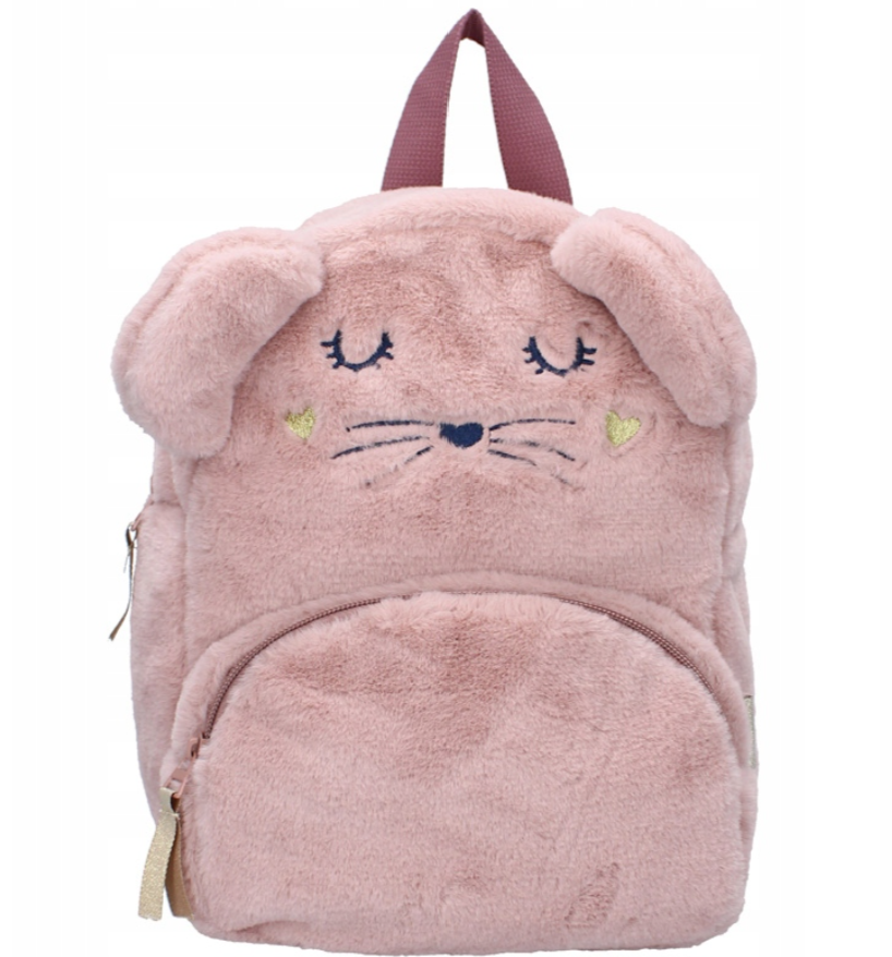Plyšový batoh Prêt The Adorables – růžový 27 cm