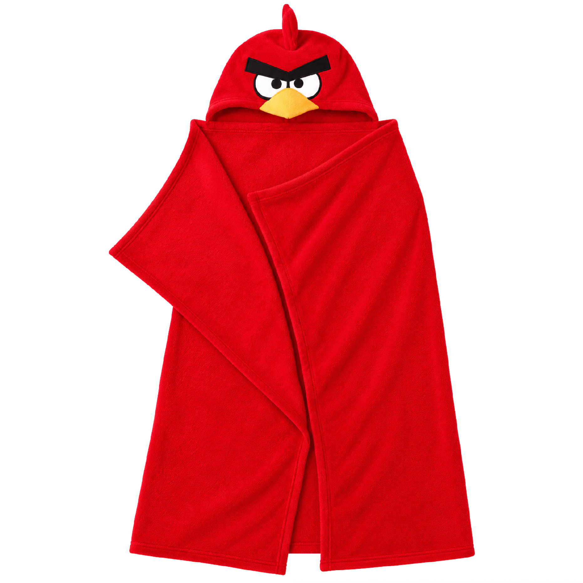 Deka s kapucí Angry Birds Red – 100 × 125 cm