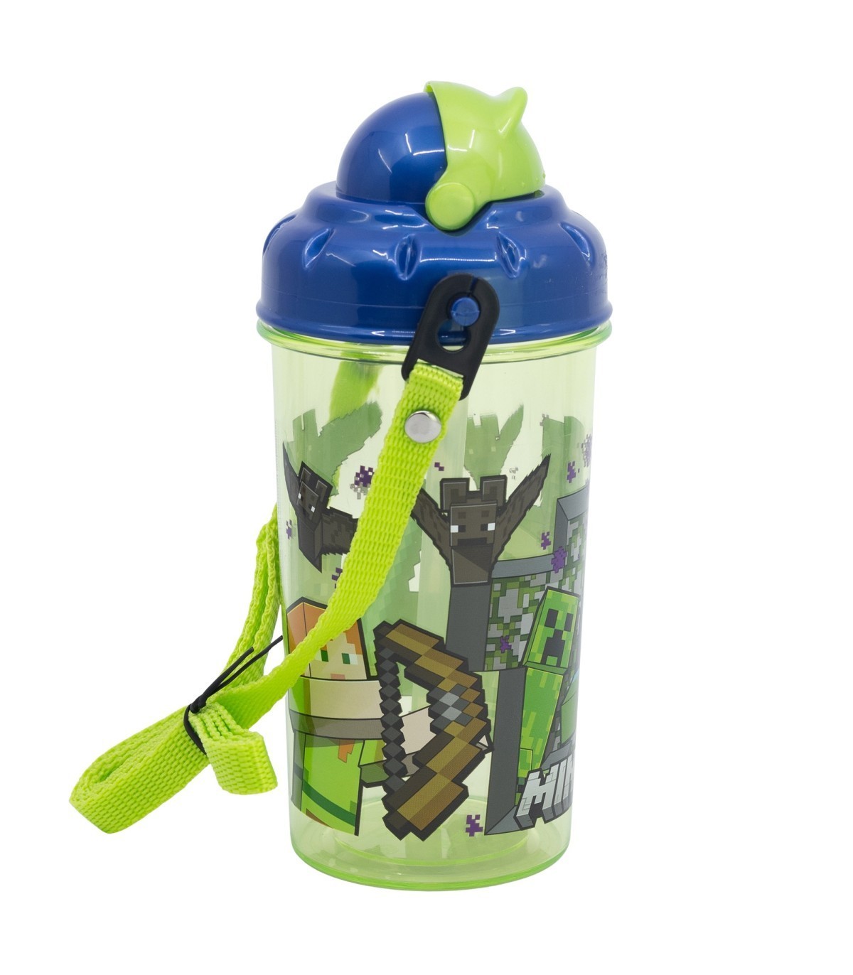 Láhev se slámkou Minecraft Core24 – 465 ml
