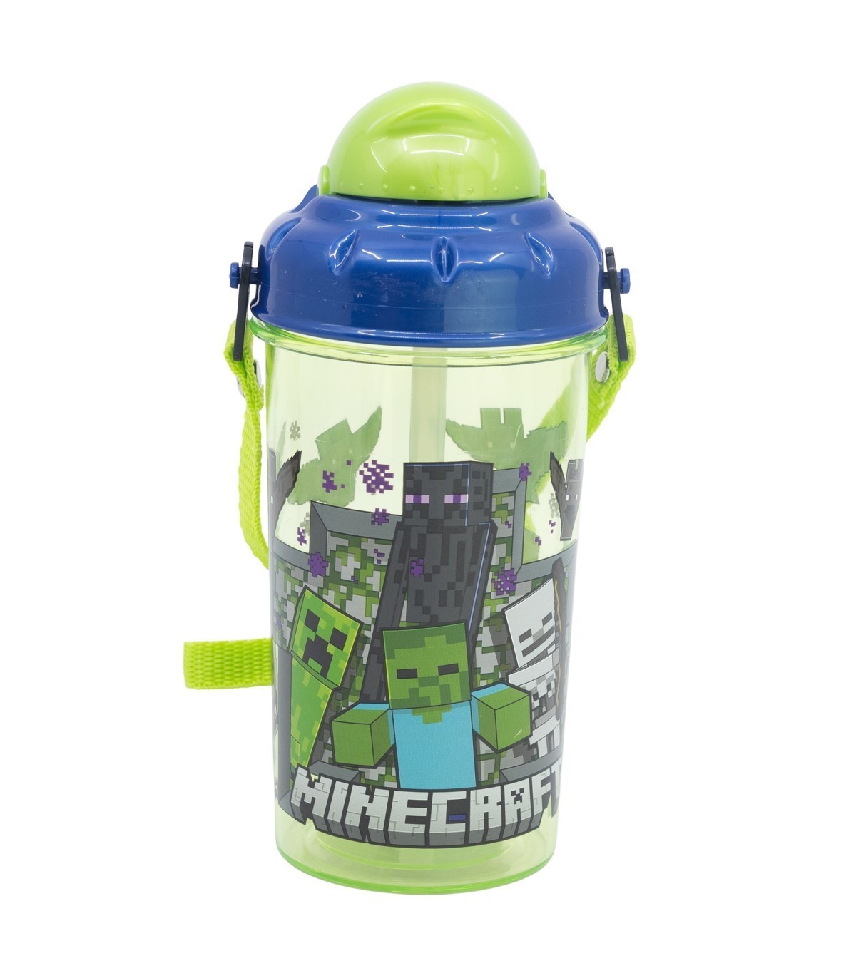 Láhev se slámkou Minecraft Core24 – 465 ml