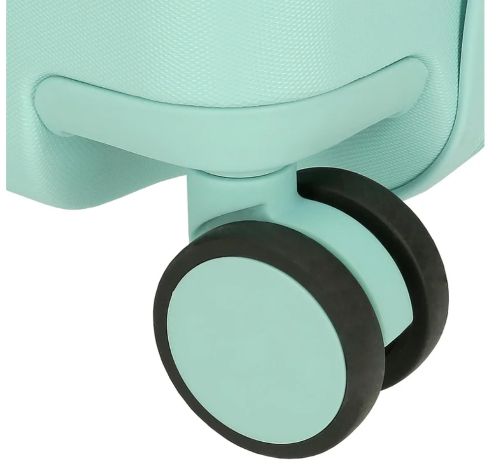 Odrážecí kufr Happy Pets Sovička tyrkysový – 45 cm, 24,6 l