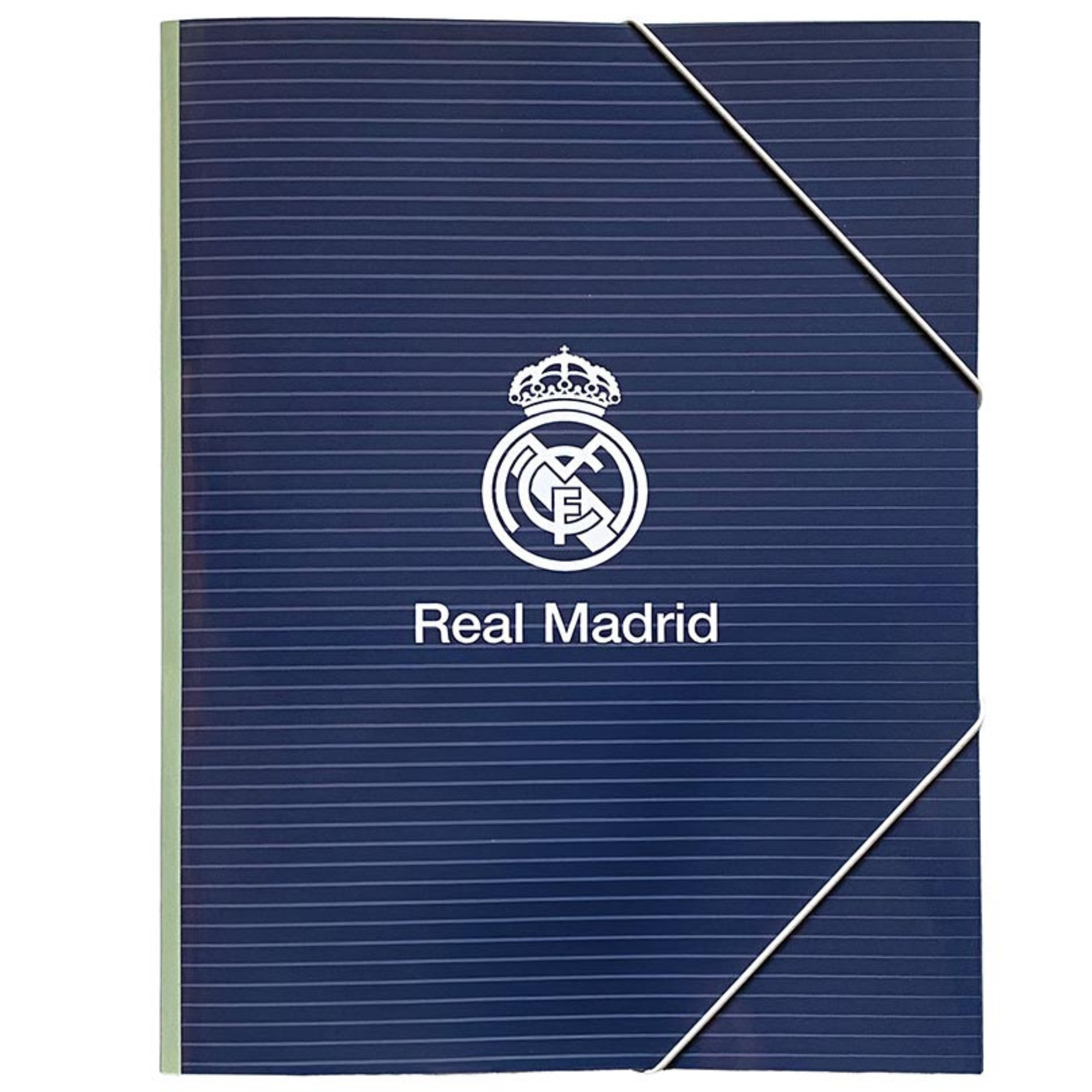 Desky na sešity Real Madrid A4 s gumičkou – tmavě modré