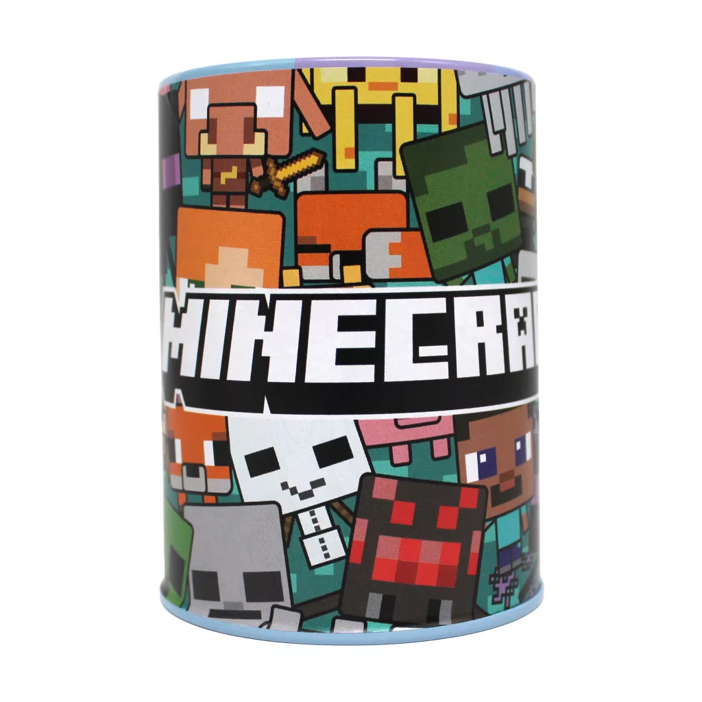 Psací sadacMinecraft v kovovém stojánku – 7 ks