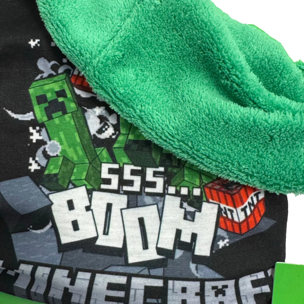 Nákrčník Minecraft Creeper černý
