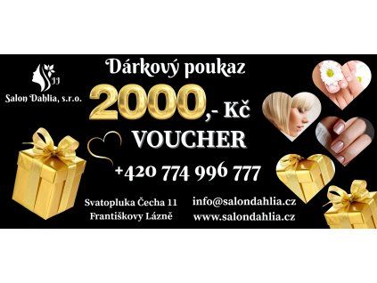 Dárkový poukaz 2000,- Kč