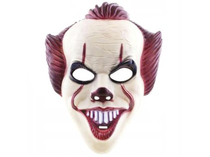 63871 4 halloween maska klauna pennywise klaun to