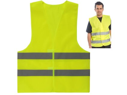 66847 4 reflexna cestna vystrazna vesta zlta l
