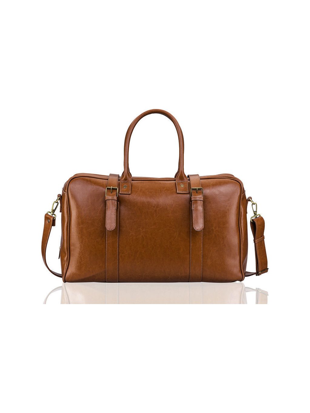 PÁNSKÁ HNĚDÁ TAŠKA SOLIER (SL16 VINTAGE BROWN) (Velikost ONE SIZE)