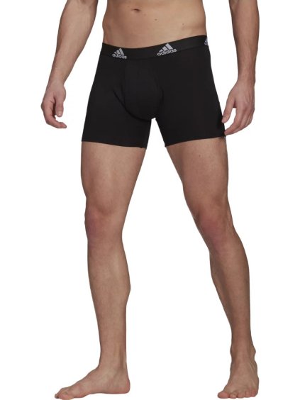 BAREVNÁ SADA BOXEREK ADIDAS LOGO BOXER BRIEFS 3 PAIRS
