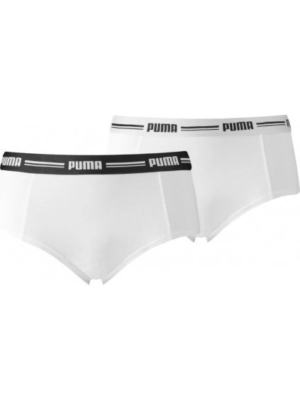 BÍLÝ SET KALHOTEK PUMA MINI SHORT 2 PACK