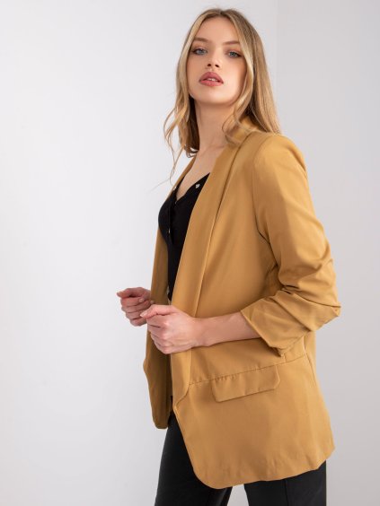 PÍSKOVĚ HNĚDÉ ELEGANTNÍ SAKO GEORGE
