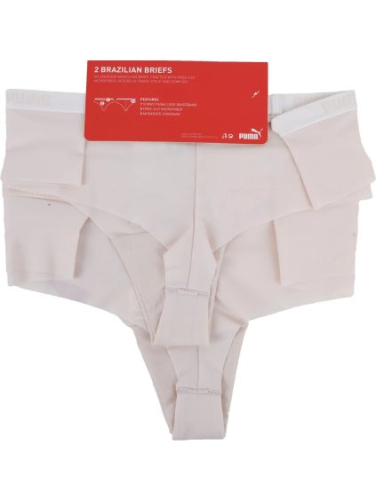 SMETANOVÝ SET KALHOTEK PUMA BRAZILIAN BRIEFS 2 PACK