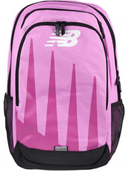 RŮŽOVÝ BATOH NEW BALANCE OVERSIDEZ PRINT BACKPACK