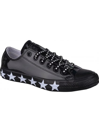 ČERNÉ DÁMSKÉ TENISKY CONVERSE CHUCK TAYLOR ALL STAR MILEY CYRUS (Velikost 36)