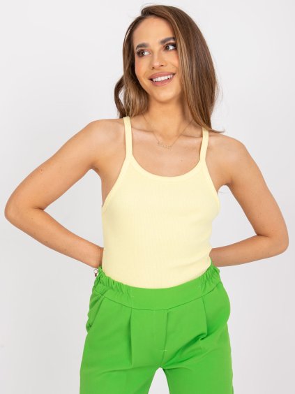 ŽLUTÝ CROP TOP MARIANA (Velikost ONE SIZE)