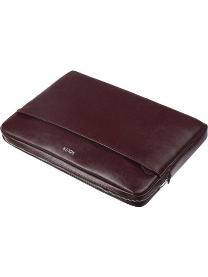 VÍNOVÉ KOŽENÉ POUZDRO PRO NOTEBOOK 15"