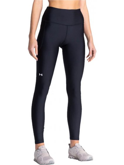 ČERNÉ DÁMSKÉ LEGÍNY UNDER ARMOUR HEATGEAR NO-SLIP WAISTBAND LEGGINGS