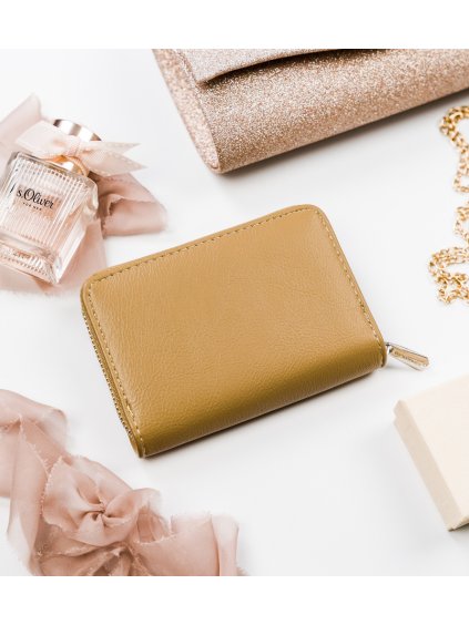 DAVID JONES DÁMSKÁ BÉŽOVÁ PENĚŽENKA Z EKO KŮŽE Z040